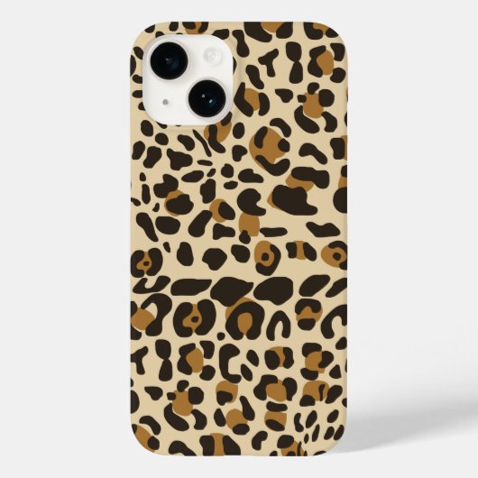 Leopard Jaguar Animal Print Muster Case-Mate iPhone Hülle (Rückseite)