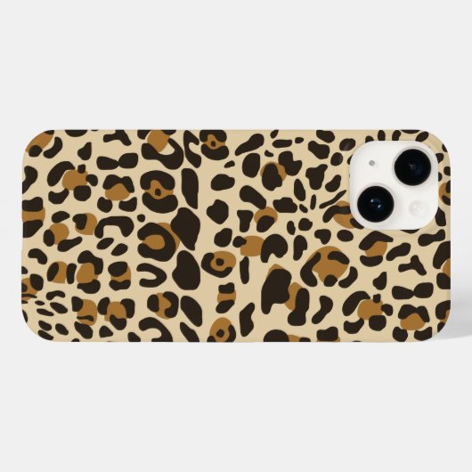 Leopard Jaguar Animal Print Muster Case-Mate iPhone Hülle (Rückseite (Horizontal))