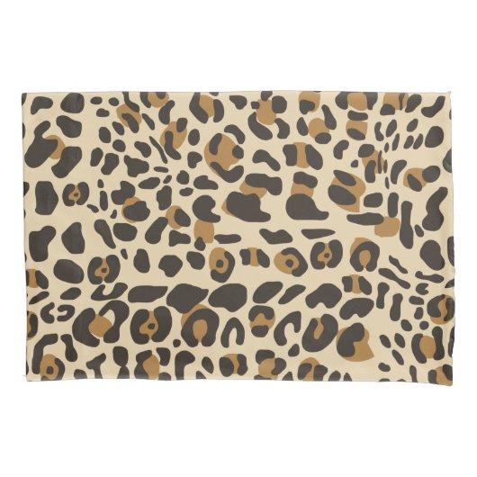 Leopard Jaguar Animal Print Muster Kissenbezug (Vorderseite)