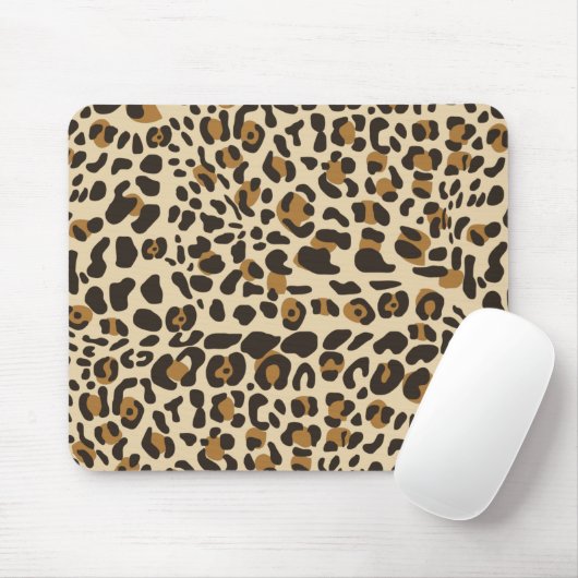 Leopard Jaguar Animal Print Muster Mousepad (Mit Mouse)