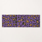 Leopard Jaguar Animal Print Muster Yogamatte (Vorderseite (Horizontal))