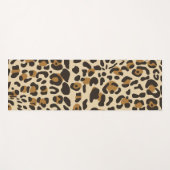 Leopard Jaguar Animal Print Muster Yogamatte (Vorderseite (Horizontal))