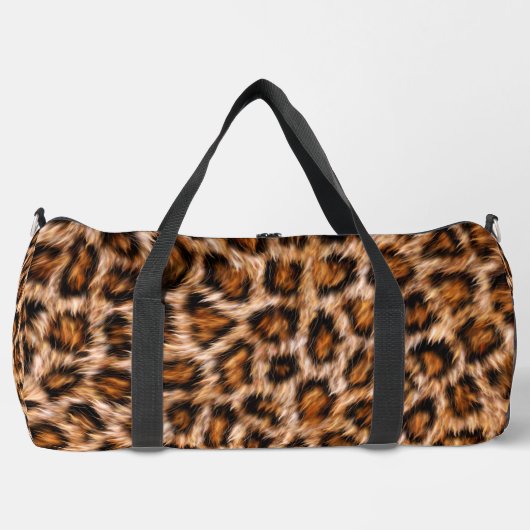 Leopard Jaguar Cat Brown Fur Muster-24609 Duffle Bag (Vorderseite)