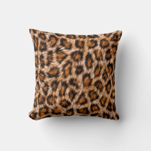 Leopard Jaguar Cat Brown Fur Muster-24609 Kissen