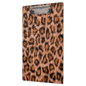 Leopard Jaguar Cat Brown Fur Muster-24609 Klemmbrett (Links)