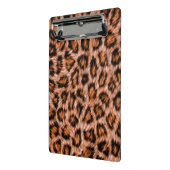Leopard Jaguar Cat Brown Fur Muster-24609 Mini Klemmbrett (Gewinkelt2)