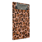 Leopard Jaguar Cat Brown Fur Muster-24609 Mini Klemmbrett (Schrägansicht)