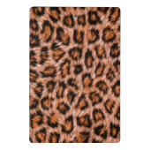 Leopard Jaguar Cat Brown Fur Muster-24609 Mini Klemmbrett (Rückseite)