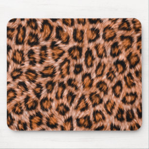 Leopard Jaguar Cat Brown Fur Muster-24609 Mousepad
