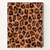 Leopard Jaguar Cat Brown Fur Muster-24609 Notizblock (Rückseite)