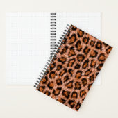 Leopard Jaguar Cat Brown Fur Muster-24609 Notizblock (Innen)