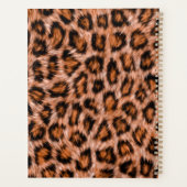 Leopard Jaguar Cat Brown Fur Muster-24609 Planer (Rückseite)