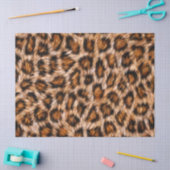 Leopard Jaguar Cat Brown Fur Muster-24609 Seidenpapier (Basteln)