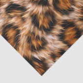 Leopard Jaguar Cat Brown Fur Muster-24609 Seidenpapier (Detail)