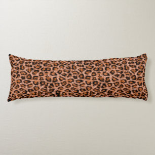 Leopard Jaguar Cat Brown Fur Muster-24609 Seitenschläferkissen