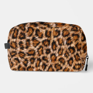 Leopard Jaguar Cat Brown Fur Muster-24609 Waschbeutel