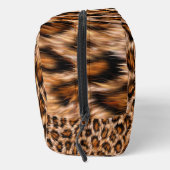 Leopard Jaguar Cat Brown Fur Muster-24609 Waschbeutel (Rechts)
