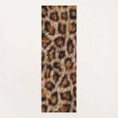 Leopard Jaguar Cat Brown Fur Muster-24609 Yogamatte (Rückseite)
