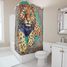 Leopard - Jaguar-Duschvorhang Duschvorhang