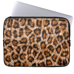 Leopard Jaguar Katze Braunes Fell Muster Laptopschutzhülle