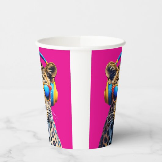 Leopard Jammin' Pappbecher (Links)