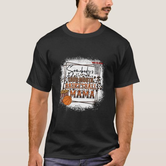 Leopard Jones Loud Mouth Basketball Mama Moth T-Shirt (Vorderseite)