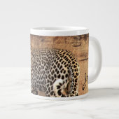 Leopard Jumbo-Tasse (Vorderseite Rechts)