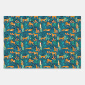 Leopard Jungle Pack Geschenkpapier Set (Vorderseite 3)