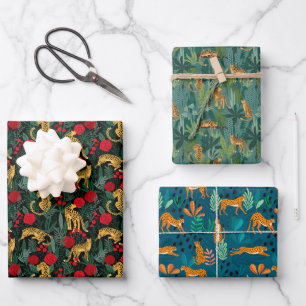 Leopard Jungle Pack Geschenkpapier Set