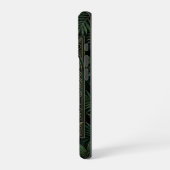 Leopard Jungle Throne | Dunkle iPhone 16 Pro Hülle (Linke Seite)