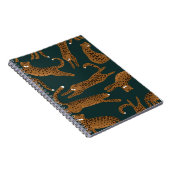 Leopard Jungle: Tierdruck Vintag. Notizblock (Rechte Seite)