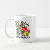 Leopard K ist für den Kindergarten Schüler Lehrer Kaffeetasse (Links)