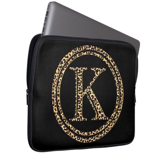 Leopard K Laptopschutzhülle (Vorne Rechts)