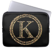 Leopard K Laptopschutzhülle (Vorderseite)
