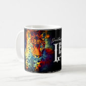 Leopard Kaffeetasse (Vorderseite Links)