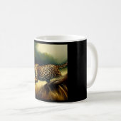 Leopard Kaffeetasse (VorderseiteRechts)
