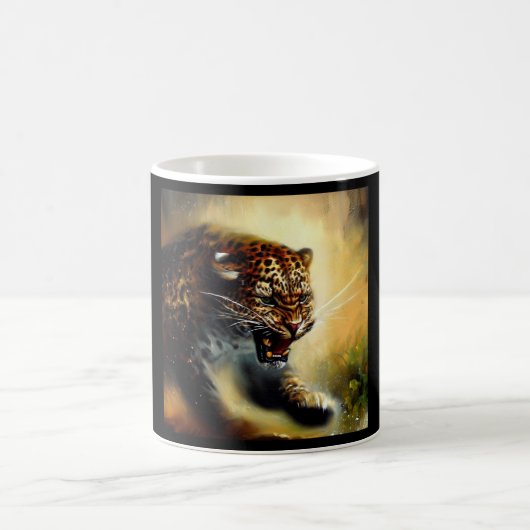 Leopard Kaffeetasse (Mittel)