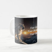 Leopard Kaffeetasse (Vorderseite Links)