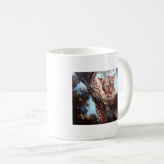 LEOPARD KAFFEETASSE (VorderseiteRechts)