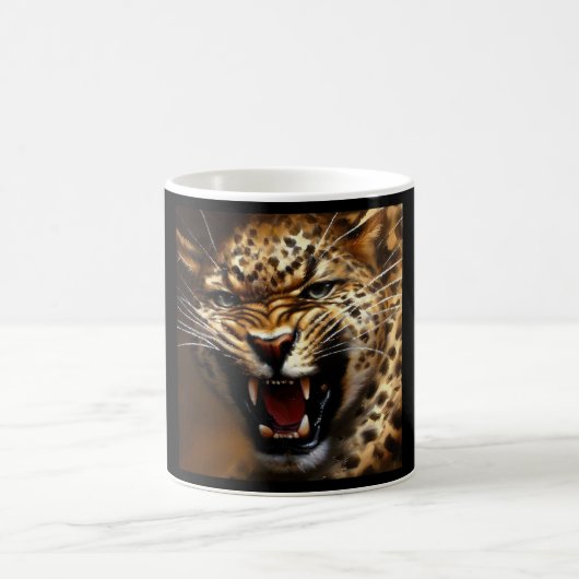 Leopard Kaffeetasse (Mittel)