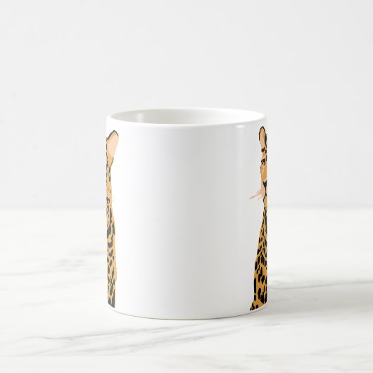 Leopard Kaffeetasse (Mittel)