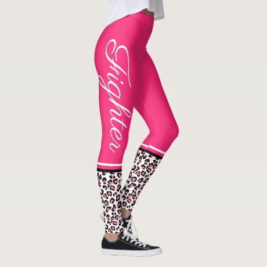 Leopard-Kämpfer Leggings (Rechts)