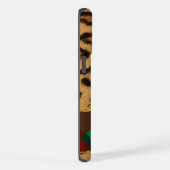 Leopard Kariert iPhone Hülle (Rechte Seite)