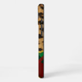 Leopard Kariert iPhone Hülle (Linke Seite)