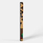 Leopard Kariert iPhone Hülle (Rechte Seite)