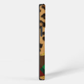 Leopard Kariert iPhone Hülle (Rechte Seite)