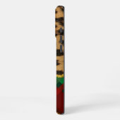 Leopard Kariert iPhone Hülle (Linke Seite)