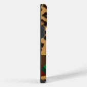 Leopard Kariert iPhone Hülle (Rechte Seite)