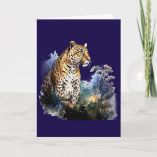 Leopard-Karte #1 Karte