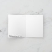 Leopard-Karte Karte (Innenseite)